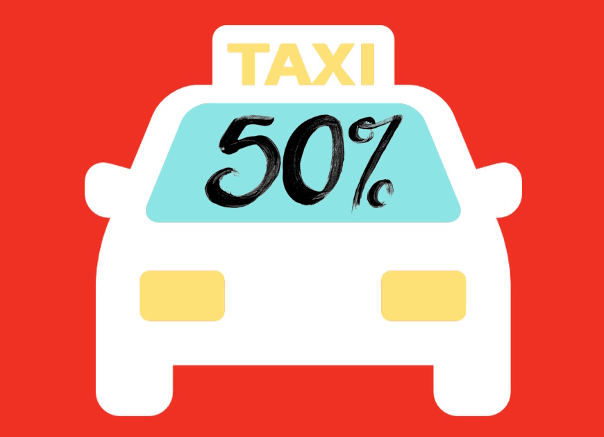 По акции «Альфа-Пятница» можно получить кэшбэк до 50% за такси